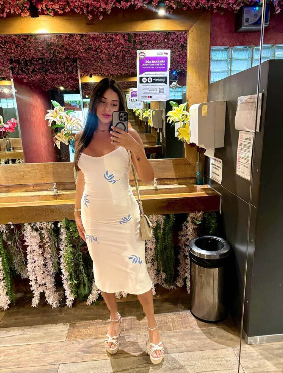 Azure Bloom Dress