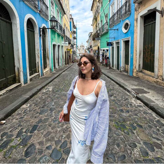 Azure Bloom Dress