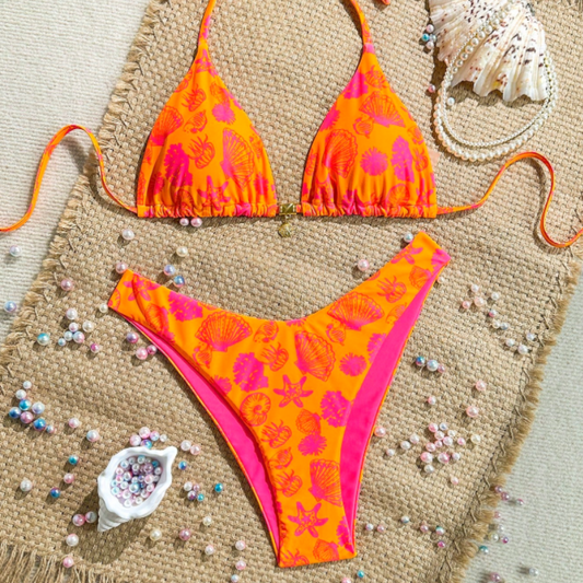 Sunlit Shell Bikini
