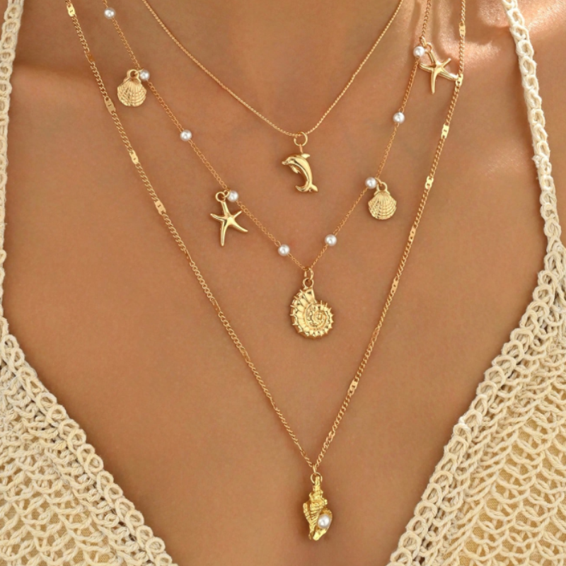 Ocean Charm Necklace