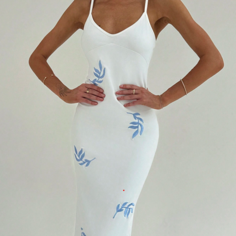 Azure Bloom Dress